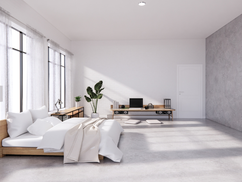 Các hạng mục trong thi công nội thất của phòng ngủ