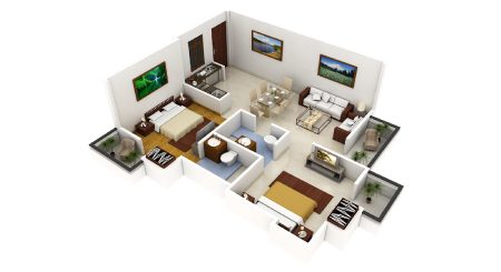 Cách bố trí, phân chia công năng trong nhà